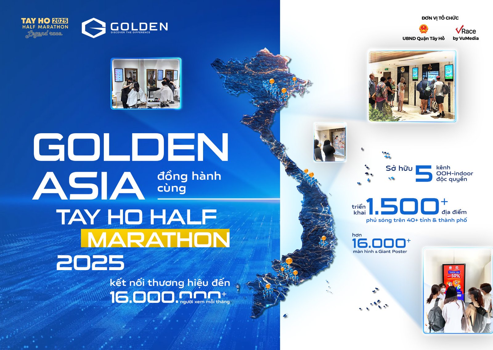 GOLDEN ASIA ĐỒNG HÀNH CÙNG TÂY HỒ HALF MARATHON 2025 