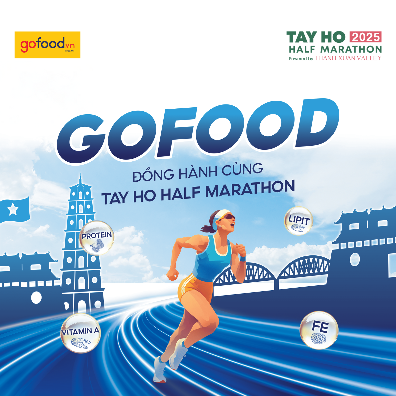 Gofood x Tay Ho Half Marathon 2025 Powered by Thanh Xuan Valley