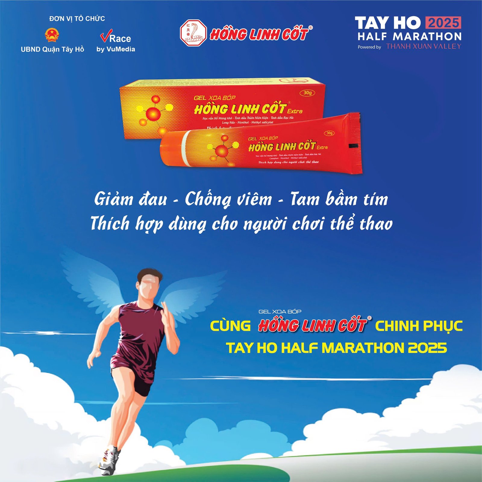 HỒNG LINH CỐT ĐÃ SẴN SÀNG CÙNG BẠN CHINH PHỤC TAY HO HALF MARATHON 2025 POWERED BY THANH XUAN VALLEY