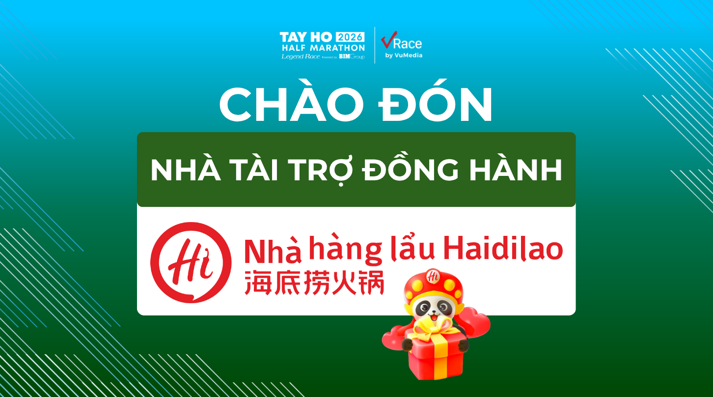 HAIDILAO HÂN HẠNH ĐỒNG HÀNH CÙNG TAY HO HALF MARATHON 2026 POWERED BY BIM GROUP